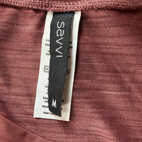 SAVVI Dusty Pink Tank Top Size Medium - Picture 6 of 7